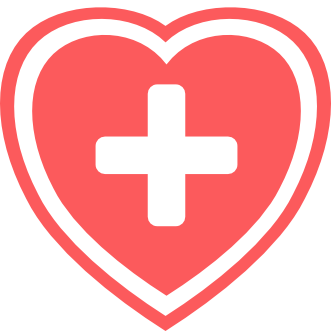 Heart with Cross Inside Logo